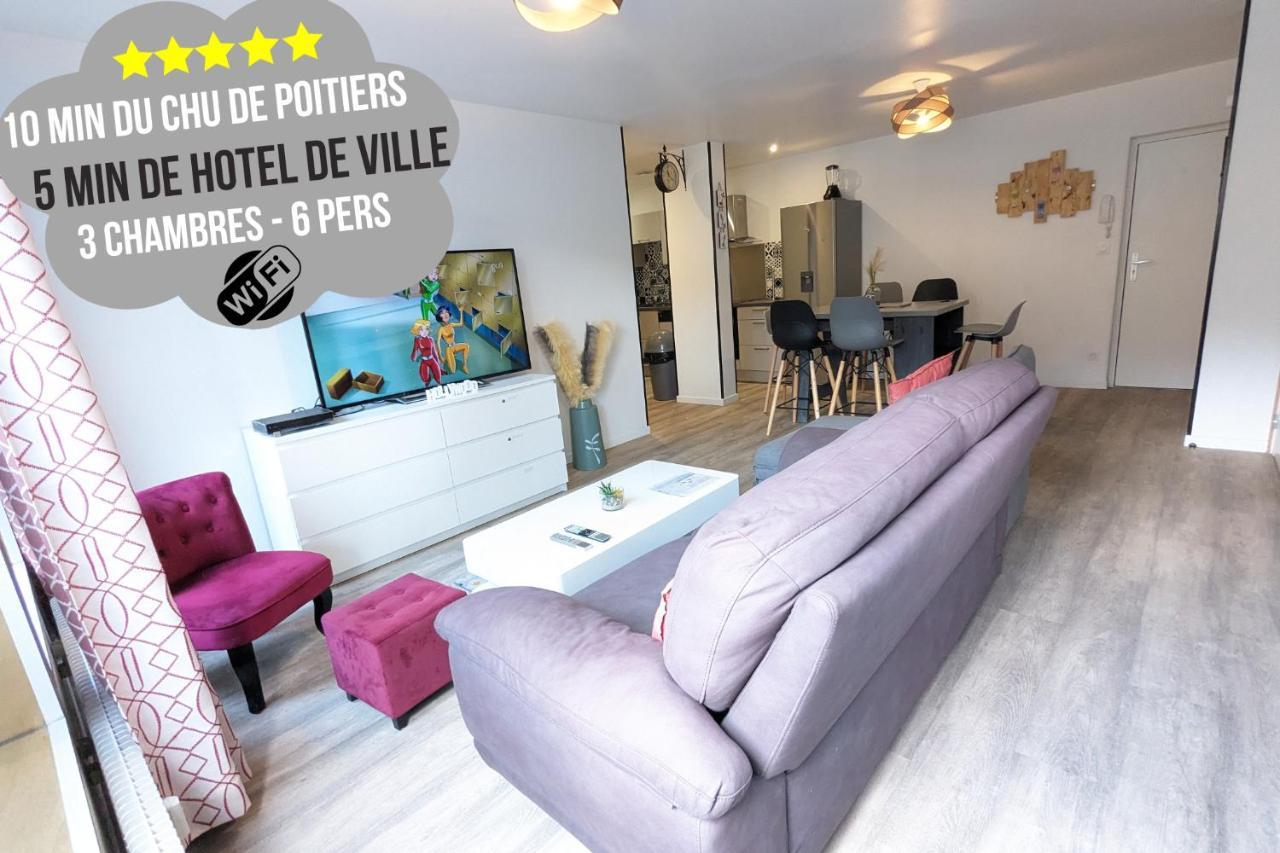 Beau-Jean, Un Cocon Sympa 5 Min A Pied Du Centre-Ville, Parking Prive, A 10 Min Du Chu Поатие Екстериор снимка